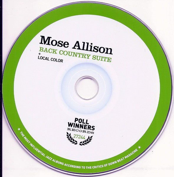Mose Allison : Back Country Suite + Local Color (CD, Comp)