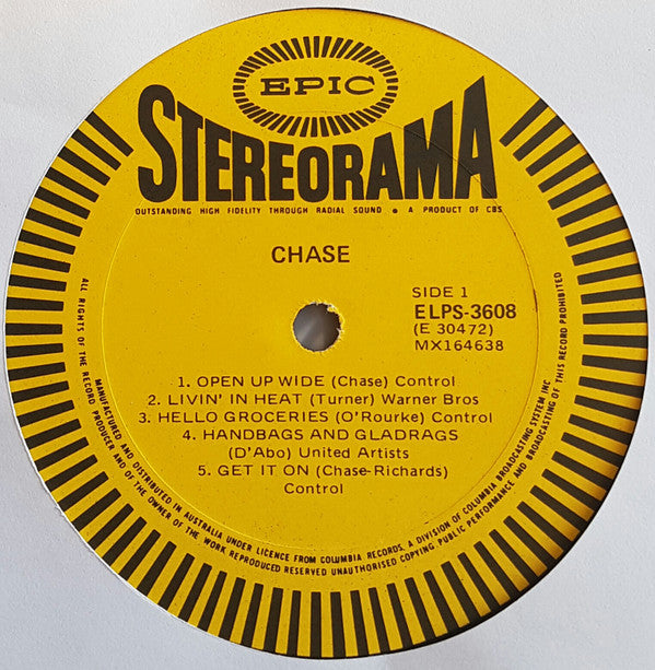 Chase (5) : Chase (LP, Album)
