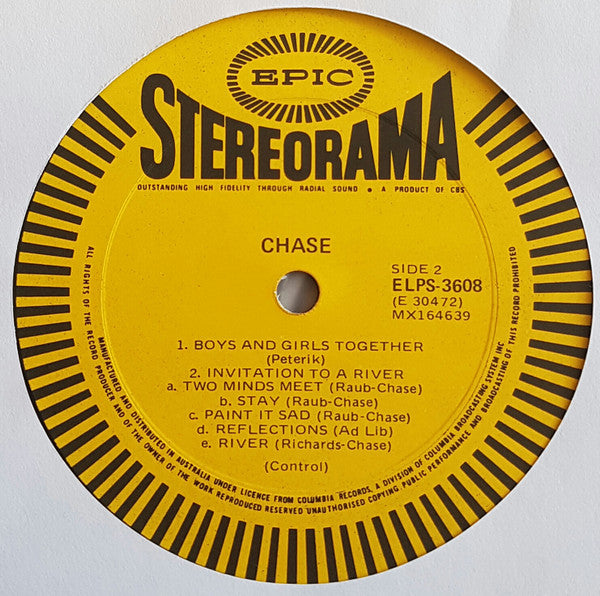 Chase (5) : Chase (LP, Album)