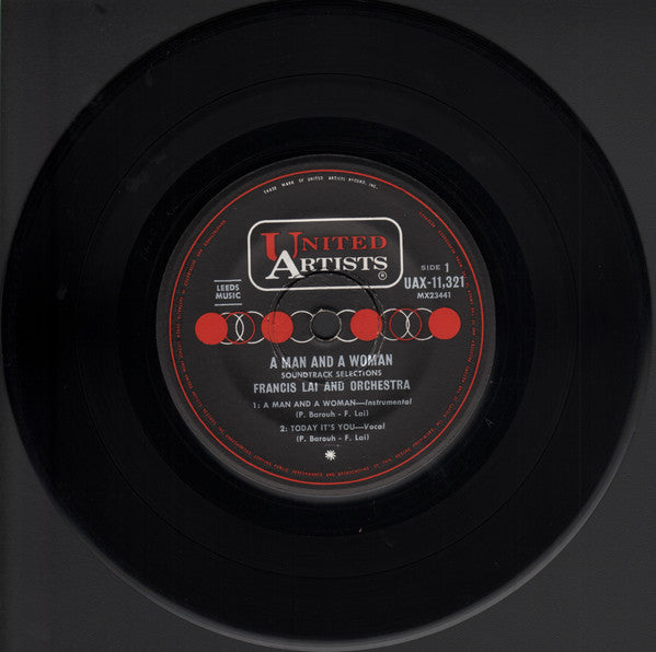 Francis Lai And Orchestra* : A Man And A Woman ("Un Homme Et Une Femme") (7", EP)