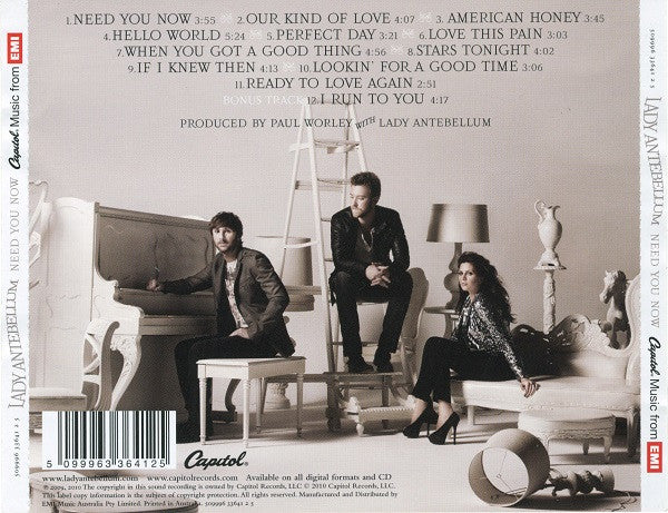 Lady Antebellum : Need You Now (CD, Album)