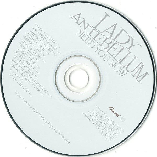 Lady Antebellum : Need You Now (CD, Album)