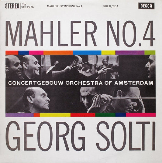 Mahler*, Concertgebouw Orchestra Of Amsterdam*, Georg Solti : Symphony No. 4 In G Major (LP)