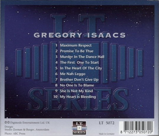 Gregory Isaacs : Maximum Respect (CD, Album, RE)
