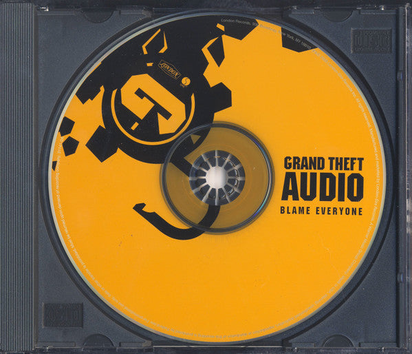 Grand Theft Audio (3) : Blame Everyone (CD, Advance, Album, Promo)