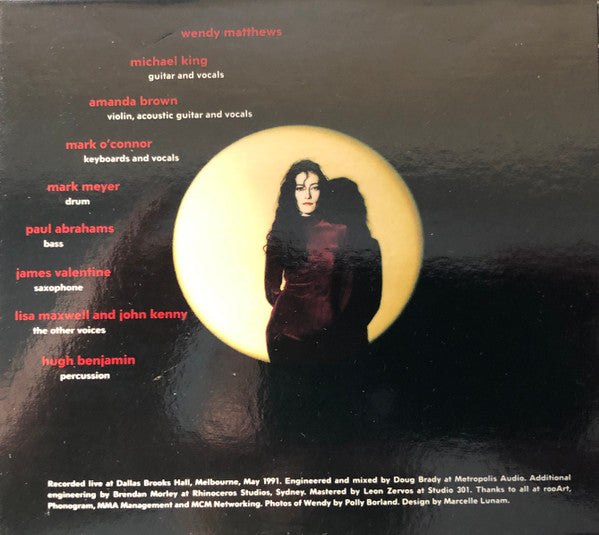 Wendy Matthews : The Way It Has To Be (CD, Album, Dig)