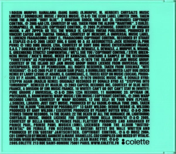 Various : Colette N°7 (CD, Comp + CD, Comp, Mixed)