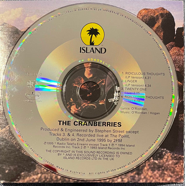 The Cranberries : Ridiculous Thoughts (CD, Single, Car)