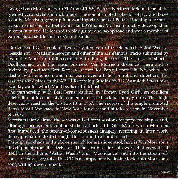 Van Morrison : Brown Eyed Girl (CD, Comp)