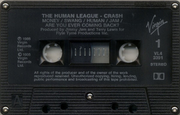 The Human League : Crash (Cass, Album, Chr)