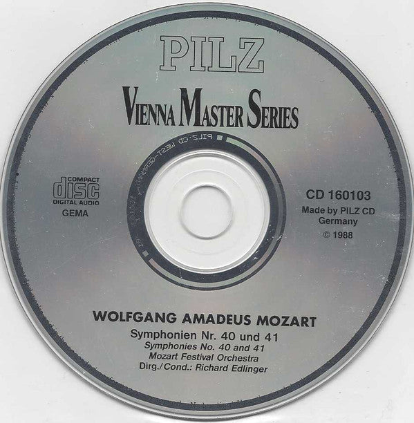 Wolfgang Amadeus Mozart : Symphonien Nr. 40 Und 41 (CD)