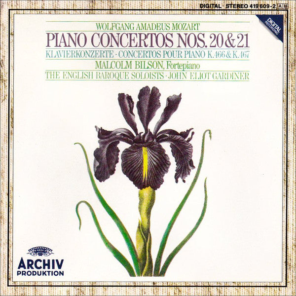 Wolfgang Amadeus Mozart - Malcolm Bilson • The English Baroque Soloists • John Eliot Gardiner : Piano Concertos Nos. 20 & 21 (CD)