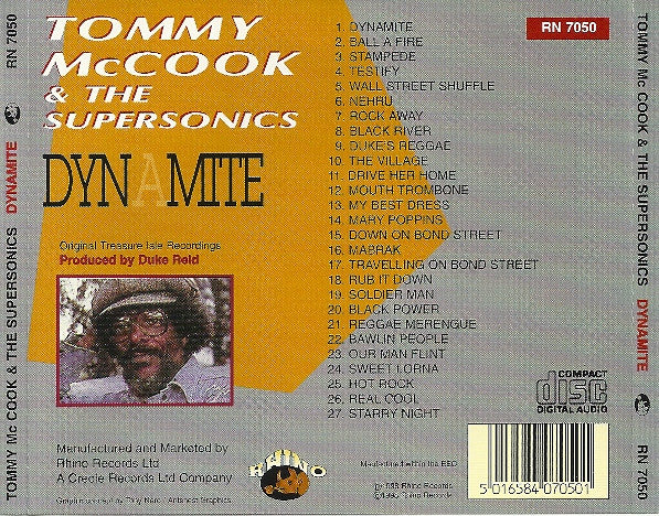 Tommy McCook & The Supersonics : Dynamite (CD, Comp)
