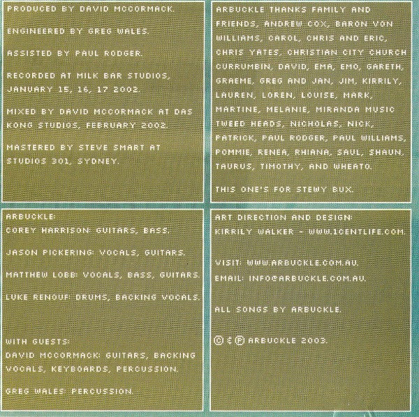 Arbuckle (2) : No Heroics (CD, Album)