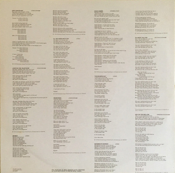 Foreigner : Head Games (LP, Album)