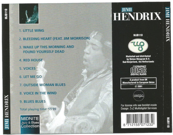 Jimi Hendrix : Blues Blues (CD, Comp)