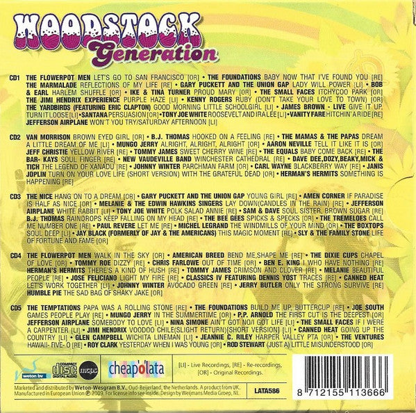 Various : Woodstock Generation (5xCD, Comp)