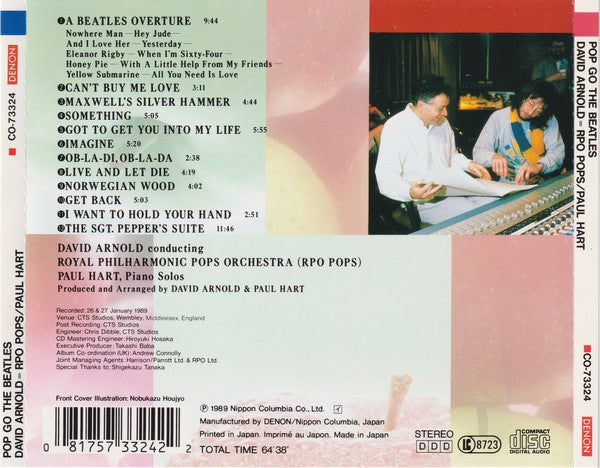 David Arnold, Royal Philharmonic Pops Orchestra : Pop Go The Beatles (CD, Album)