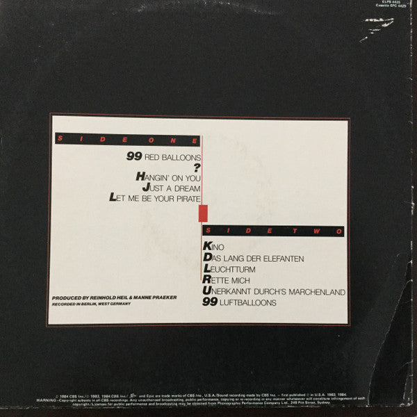 Nena : 99 Luftballons (LP, Album)