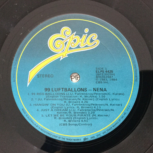 Nena : 99 Luftballons (LP, Album)