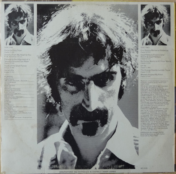 The Mothers : Weasels Ripped My Flesh (LP, Album)