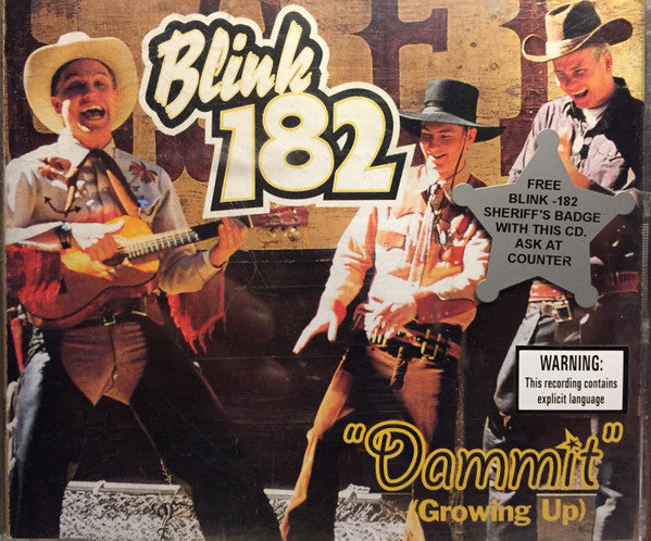 Blink 182* : "Dammit" (Growing Up) (CD, Single)