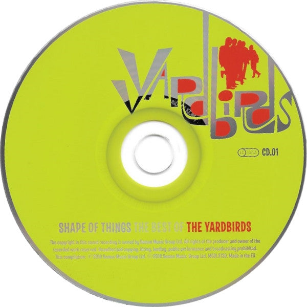 The Yardbirds : Shapes Of Things - The Best Of The Yardbirds (2xCD, Comp, VDC)