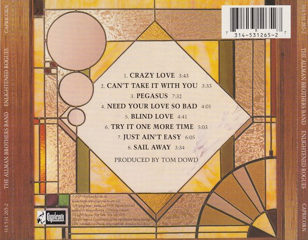 The Allman Brothers Band : Enlightened Rogues (CD, Album, RE, RM, UML)