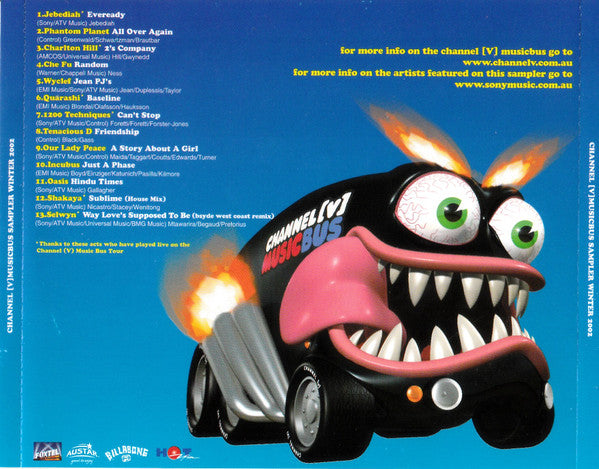 Various : Channel [V] Music Bus Sampler Winter 2002 (The Freezin' & Breezin' Tour) (CD, Smplr)