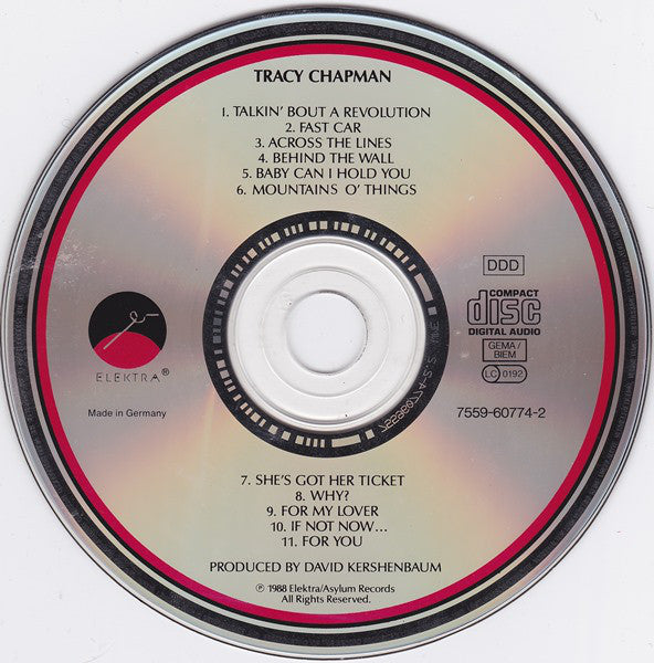 Tracy Chapman : Tracy Chapman (CD, Album, RE)