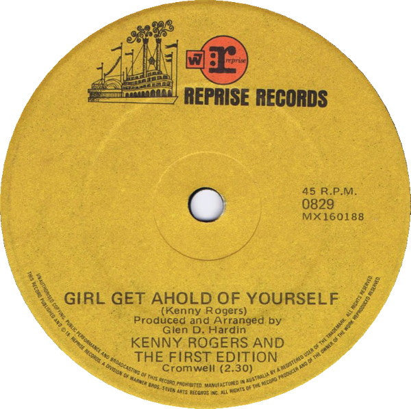 Kenny Rogers And The First Edition* : Ruby, Don't Take Your Love To Town (7", Single)