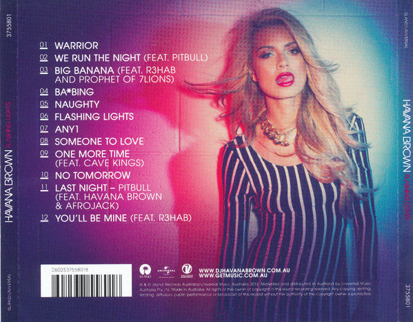 Havana Brown : Flashing Lights (CD, Album)