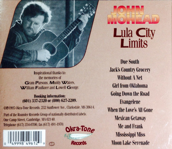 John Mohead : Lula City Limits  (CD, Album)