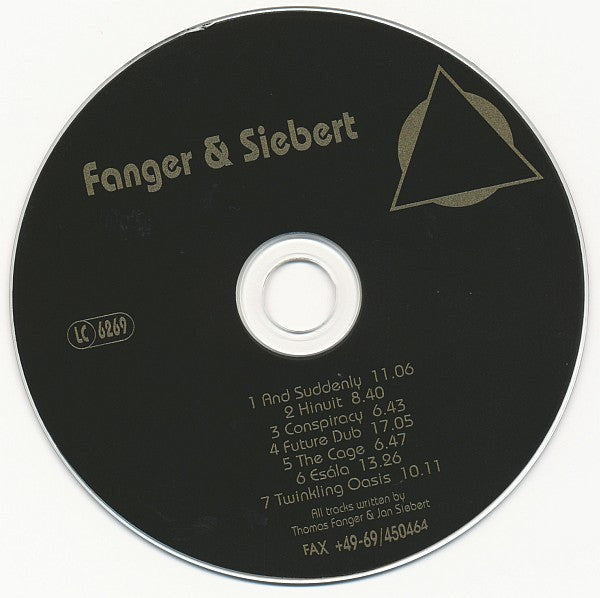 Fanger & Siebert : Fanger & Siebert (CD, Album, Ltd)