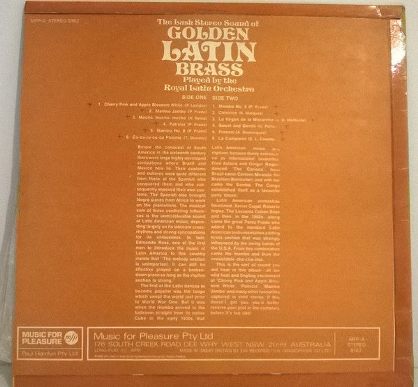 The Royal Grand Orchestra : Golden Latin Brass (LP, Album)