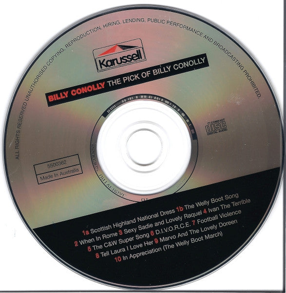 Billy Connolly : The Pick Of Billy Connolly (CD, Comp, RE)