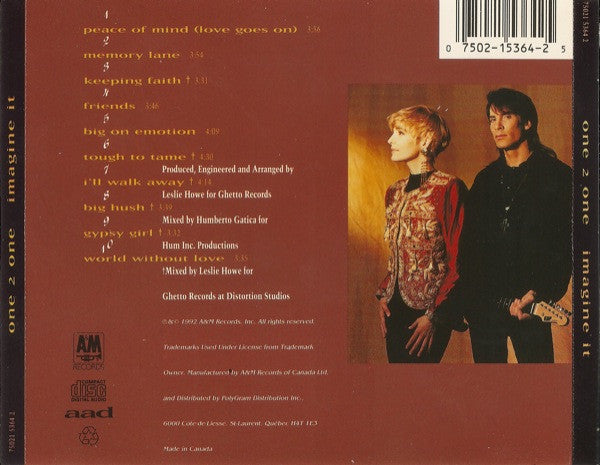 One 2 One* : Imagine It (CD, Album)