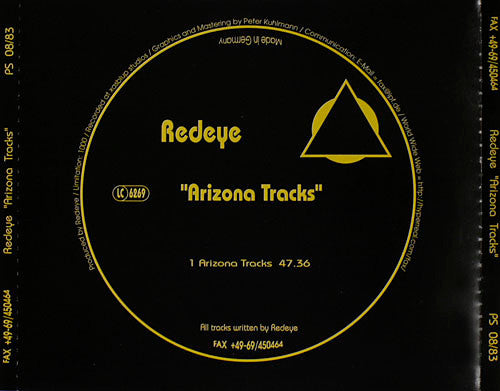 Redeye : Arizona Tracks (CD, Album, Ltd)
