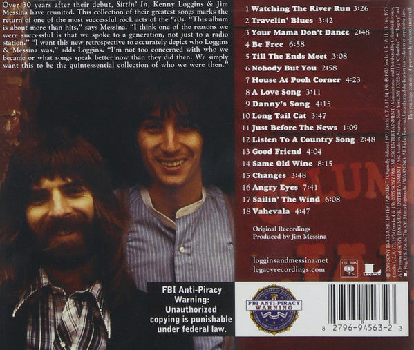 Loggins And Messina : The Best: Loggins & Messina Sittin' In Again (CD, Comp, RE)
