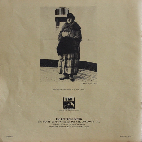 Nellie Melba : The London Recordings 1904-1926 (5xLP, Comp, Mono, Ltd + Box)