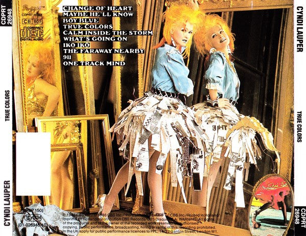 Cyndi Lauper : True Colors (CD, Album)