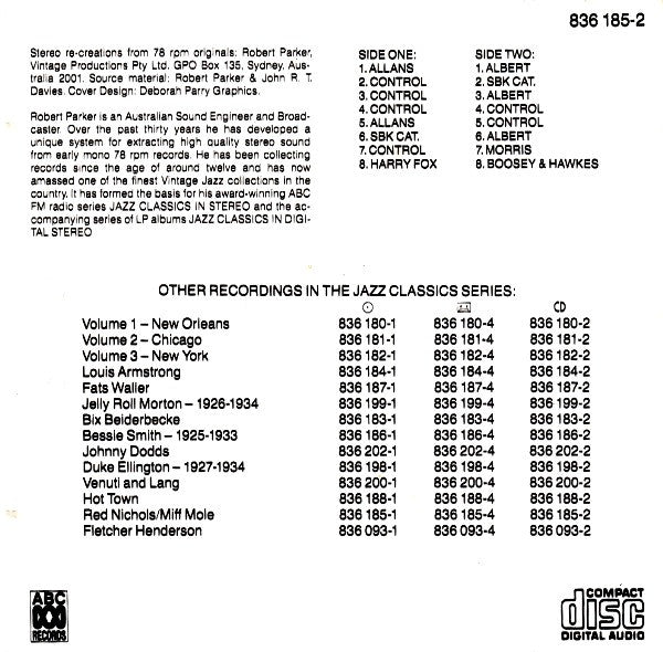 Red Nichols And Miff Mole : Great Original Performances - 1925 To 1930 (CD, Comp, RE)