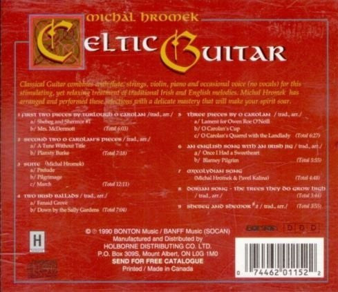 Michal Hromek : Celtic Guitar (CD, Album, RE)