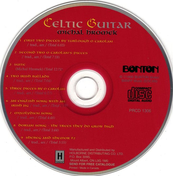 Michal Hromek : Celtic Guitar (CD, Album, RE)