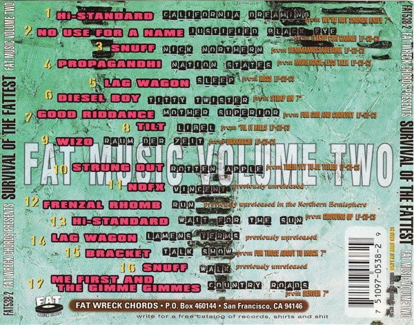 Various : Survival Of The Fattest (CD, Comp)
