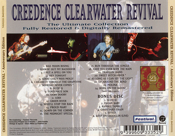Creedence Clearwater Revival : The Ultimate Collection - Anniversary Edition (2xCD, Comp, Ltd, RE, RM)