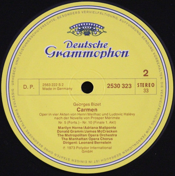 Georges Bizet / Marilyn Horne / James McCracken / Leonard Bernstein / The Metropolitan Opera Orchestra* And Children's Chorus*, The Manhattan Opera Chorus* : Carmen (3xLP + Box)
