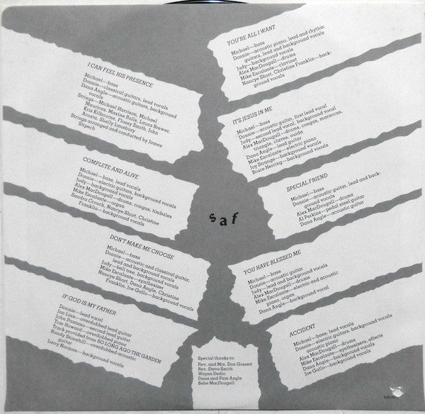 Salvation Air Force : Strangers In A Strange Land (LP, Album)