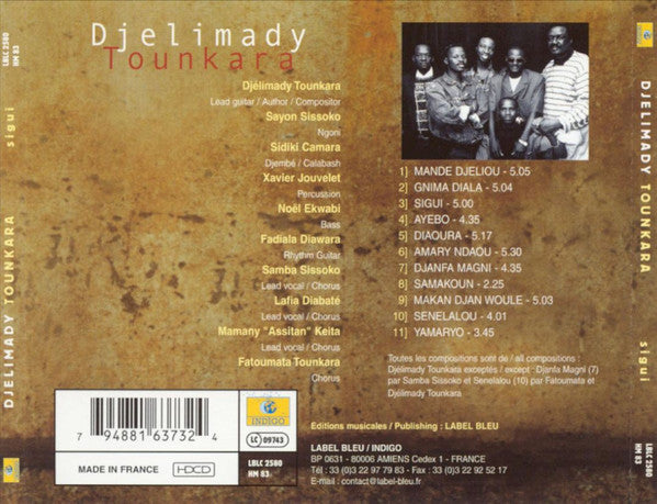 Djelimady Tounkara : Sigui (HDCD, Album)