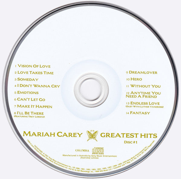 Mariah Carey : Greatest Hits (2xCD, Comp)